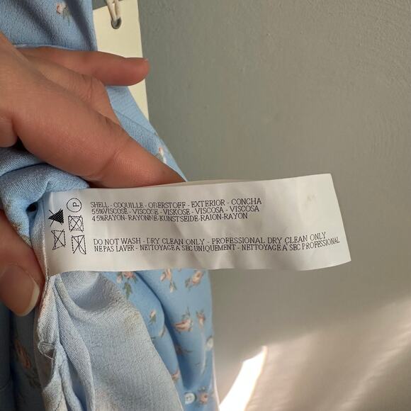 Capulet Elie Dress in Blue Floral Rosebud Print - Picture 10 of 12